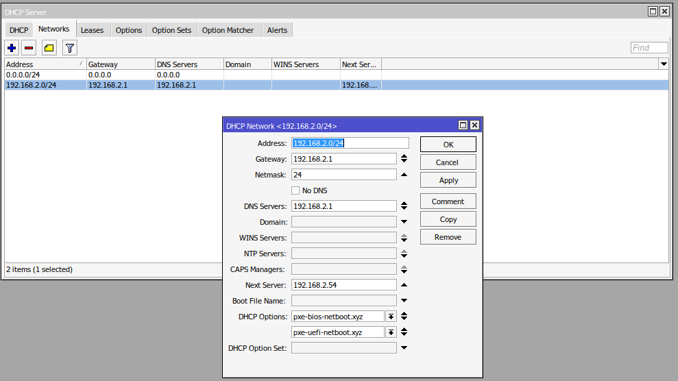 DHCP_network